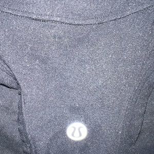 lululemon align tank black high neck size 2